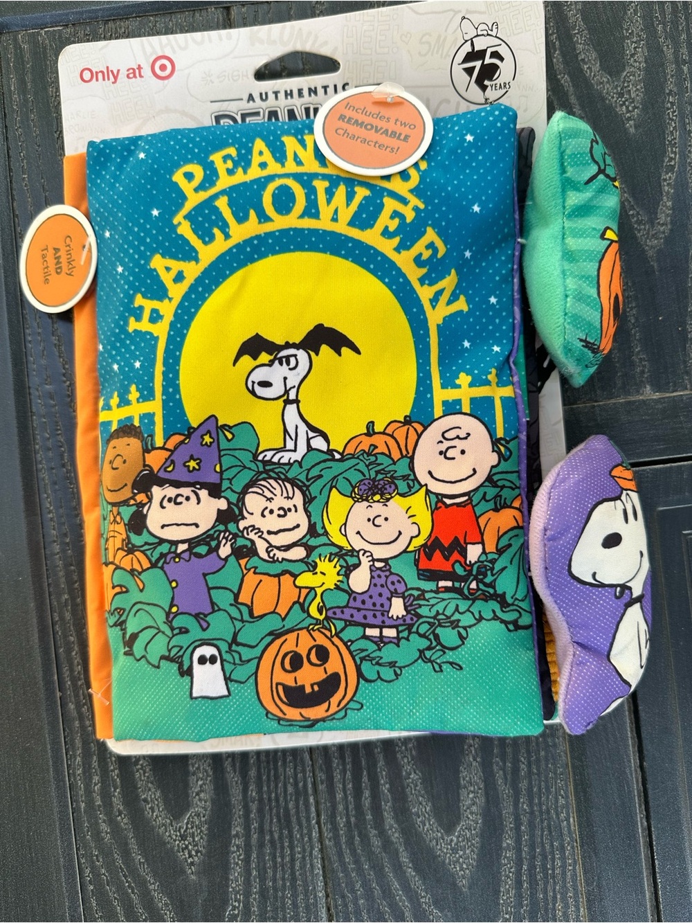 Baby toy 0+, Peanuts Halloween Deluxe Soft Book
